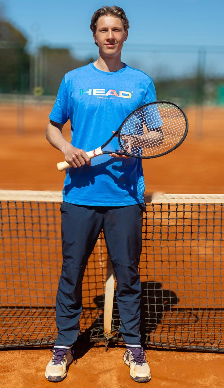 Niklas Keck auf dem Tennisplatz