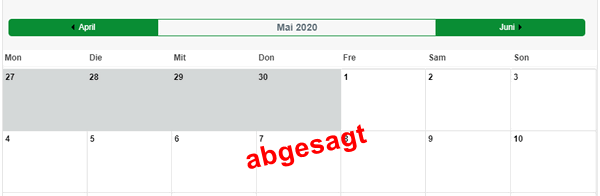 2020 04 01 nl leerer Kalender abgesagt